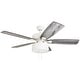 preview thumbnail 6 of 5, The Gray Barn Theobalds 52-inch Coastal Indoor LED Ceiling Fan with Remote Control 5 Reversible Blades - 52