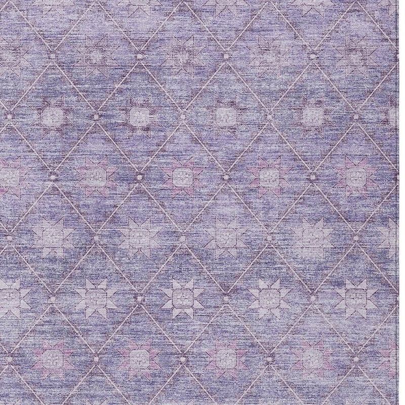 HomeRoots Floral Transitional Rectangle Outdoor Rug