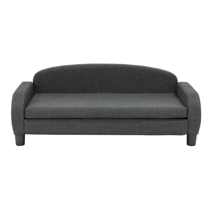 Paws & Purrs Modern Pet Sofa Bed Low-Back Lounger for Dogs & Cats – Removable Washable Mattress Cover