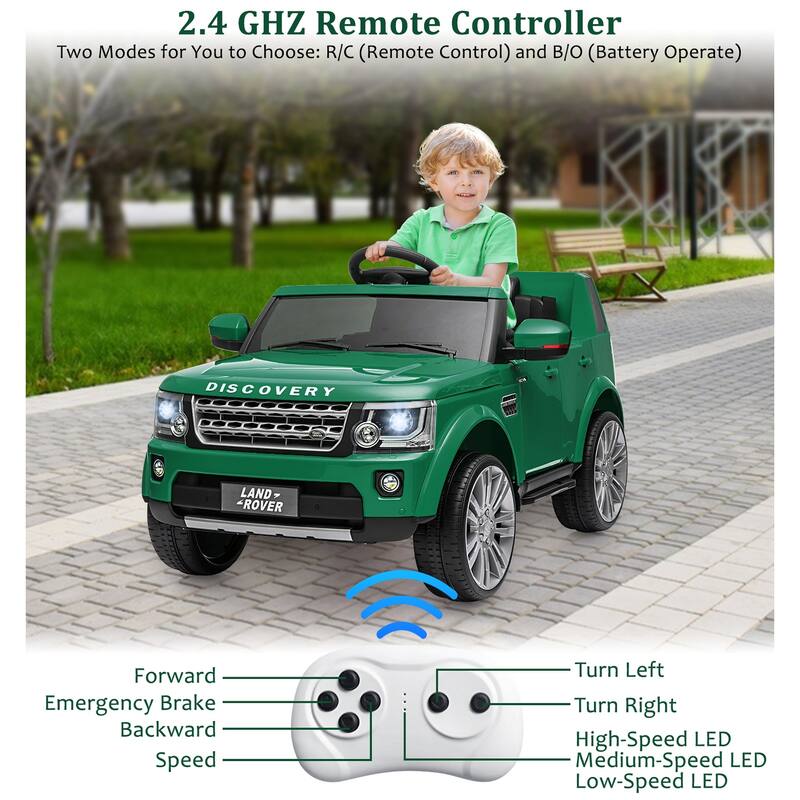 Ride on Car Licensed Land Rover 12V 4.5 MPH Ride on Toys