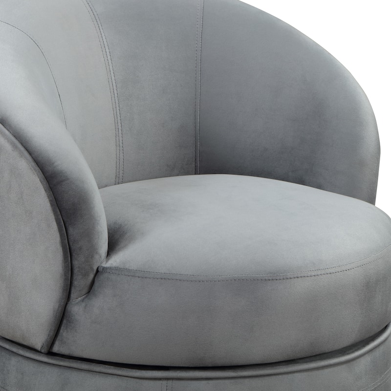 Steve Silver Stella Velvet Swivel Accent Chair