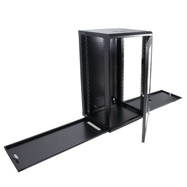 Shop Onebigoutlet C 18u Server Rack Wall Mount Network Data Cabinet