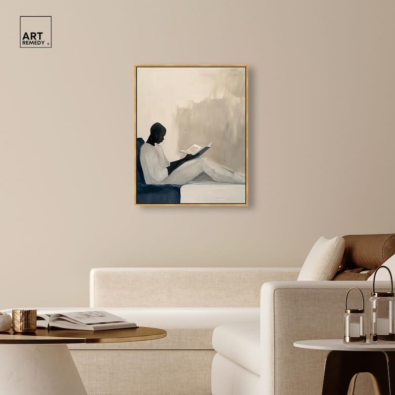 Void Reader I Canvas by Art Remedy