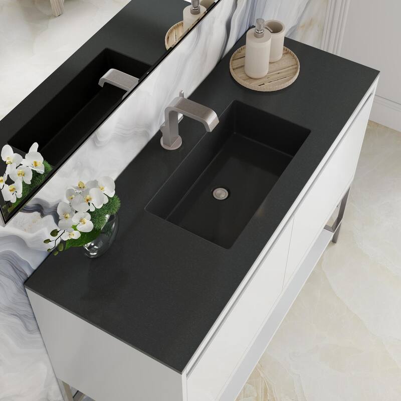 James Martin Vanities 805-V47.3-BN-CH Mantova 48" Single Basin Poplar