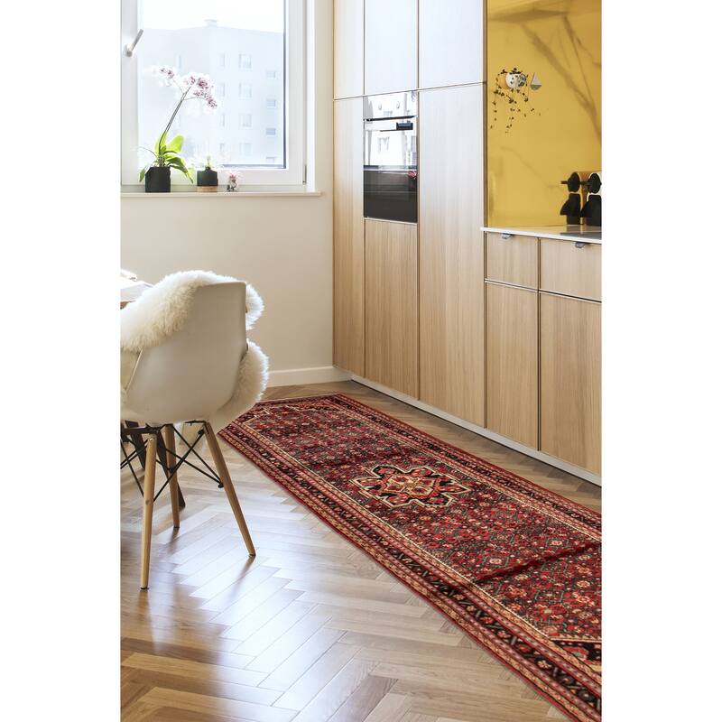 ECARPETGALLERY Hand-knotted Andelz Copper Wool Rug - 2'11 x 9'10