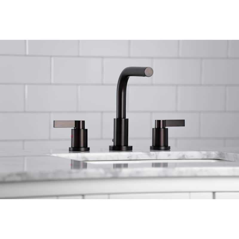 Kingston Brass NuvoFusion 8 in. Widespread Bathroom Faucet