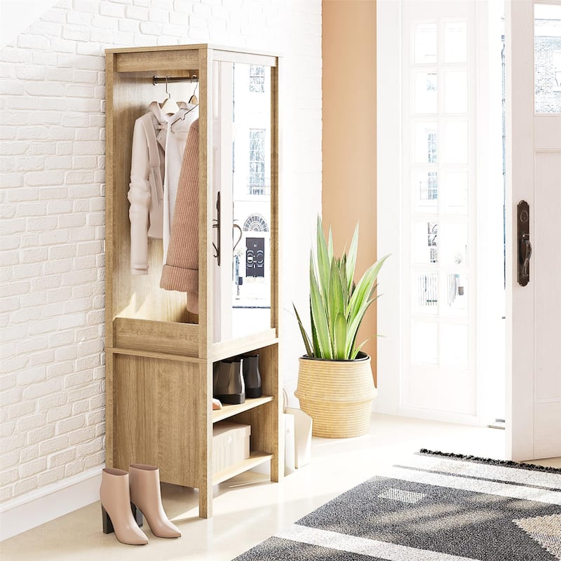 Ameriwood Home Wimberly Wardrobe with Mirror