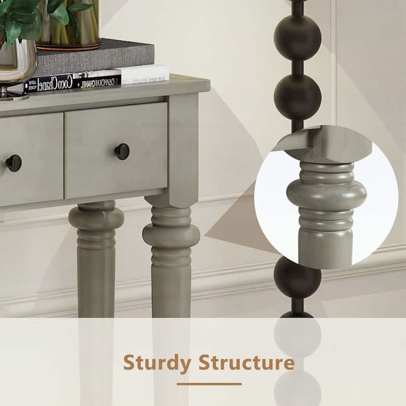 Entryway Table with 4 Drawers