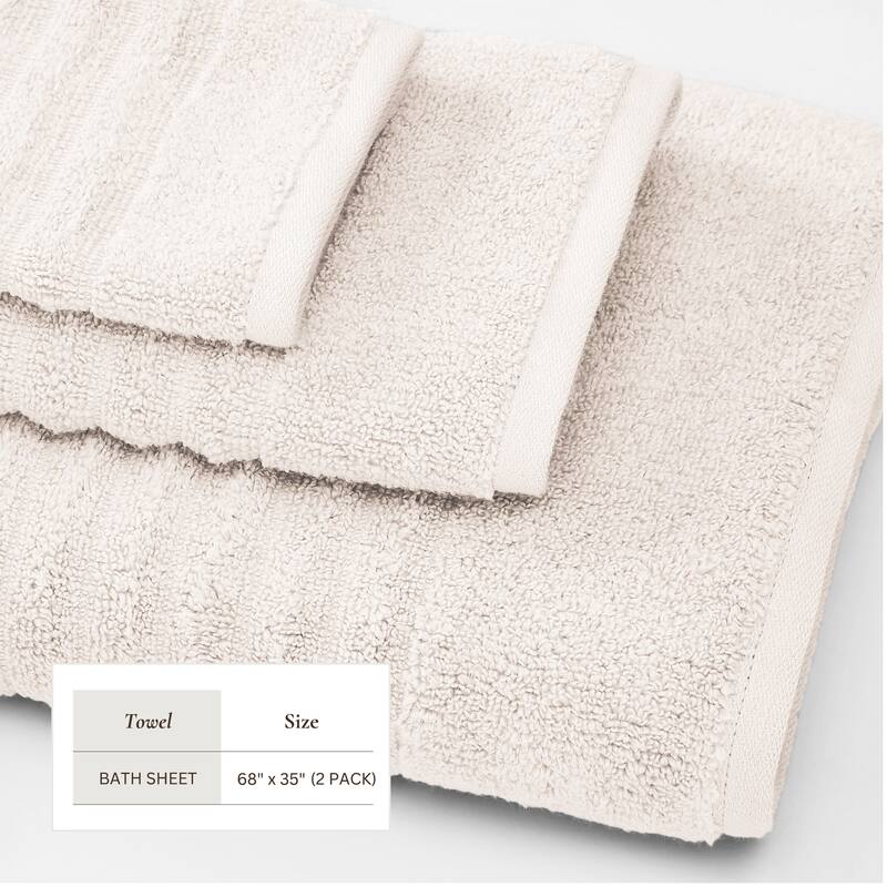 Linery & Co. Combed Cotton Bath Towel Set