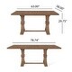 preview thumbnail 15 of 20, Bellion Wood Expandable Dining Table by Christopher Knight Home