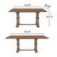 preview thumbnail 6 of 23, Fescue Fabric and Rubberwood 7 Piece Dining Set by Christopher Knight Home
