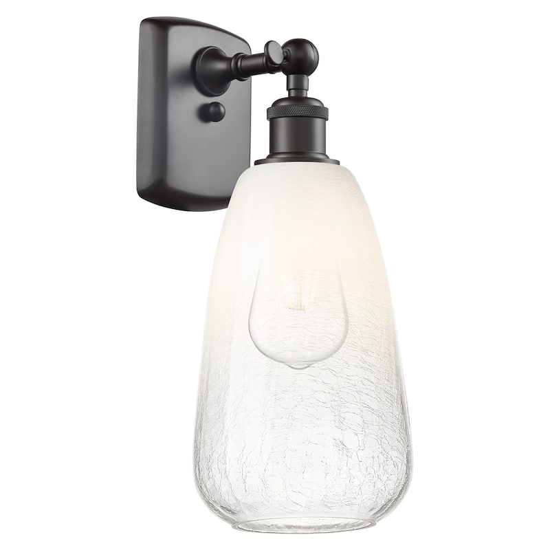 Innovations Lighting 516-1W-14-6 Brookhaven Almond Sconce Brookhaven - Oil Rubbed Bronze / Opal