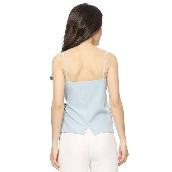 Shop Women Sexy Sleeveless Camis Tank Tops Side Bow Design