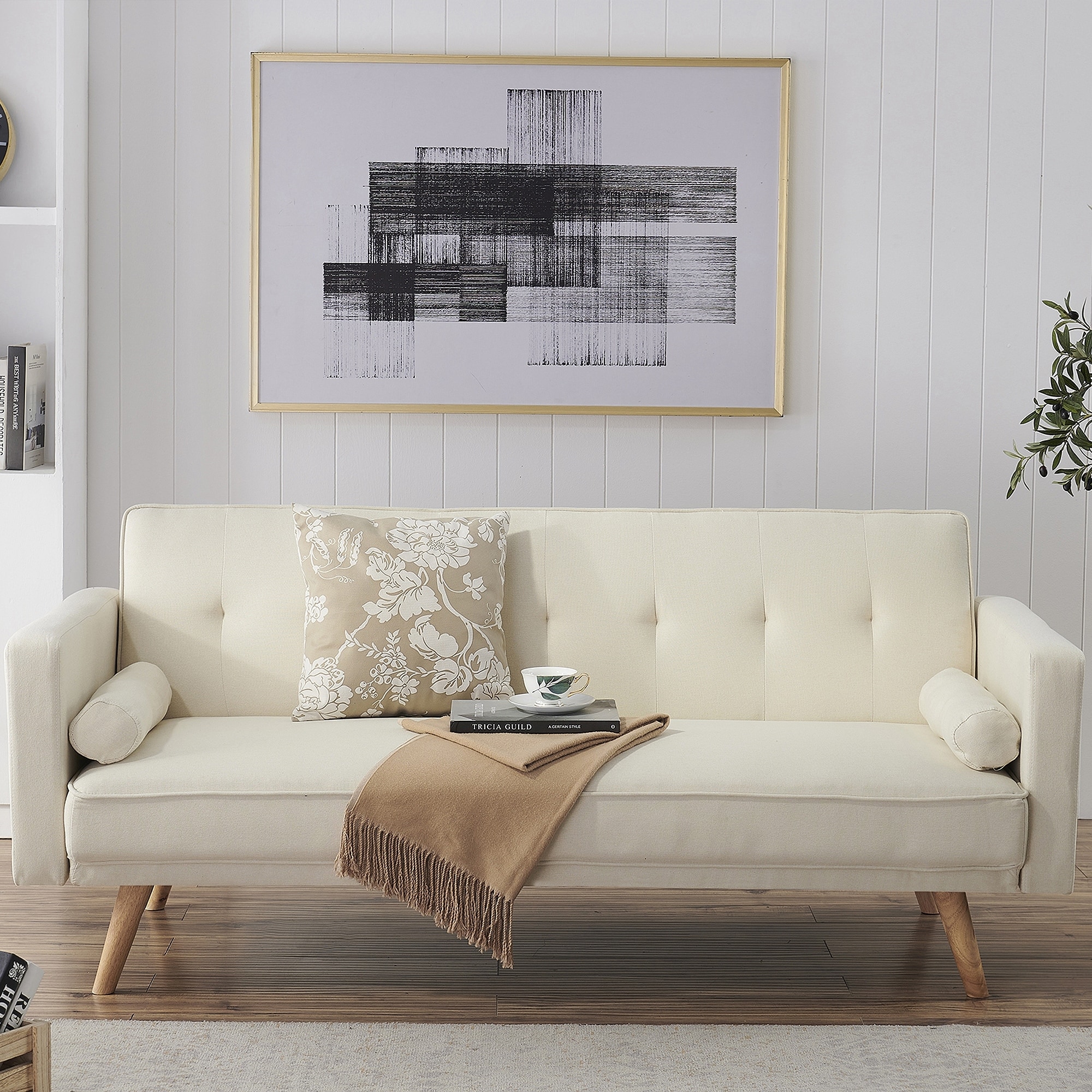Double Corner Folding Sofa Bed Two Throw Pillows Bed Bath Beyond 38252462