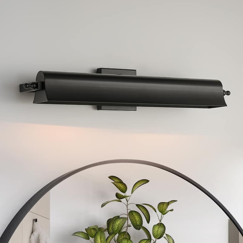 2-Light Black/Glod Modern Metal Wall Sconce with Sleek Cylindrical Design for Living Room & Bedroom