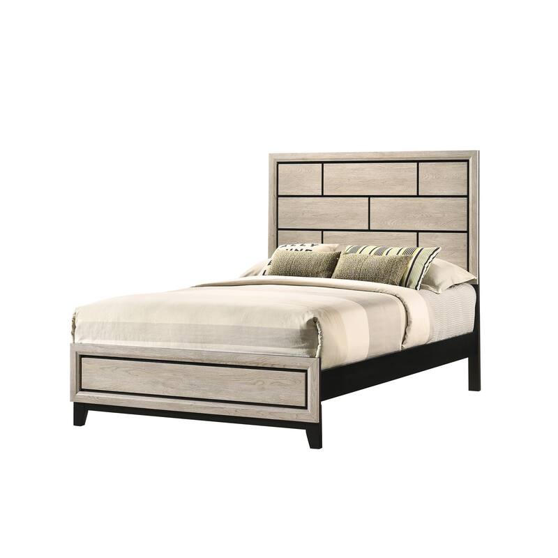 Aglae Driftwood Panel Bed