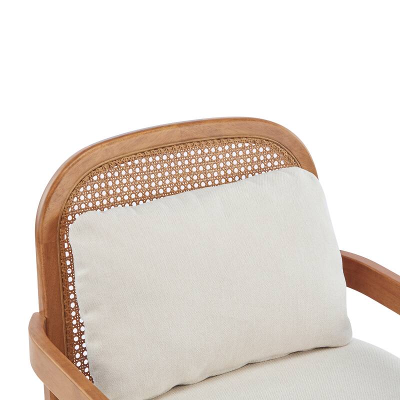 Christopher Knight Home - Anna Compact Rattan Accent Chairs with Mid-Century Charm (Set of 2) - 2 Piece