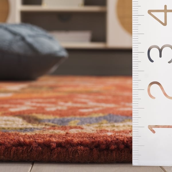 SAFAVIEH Handmade Blossom Delina Modern Floral Wool Rug