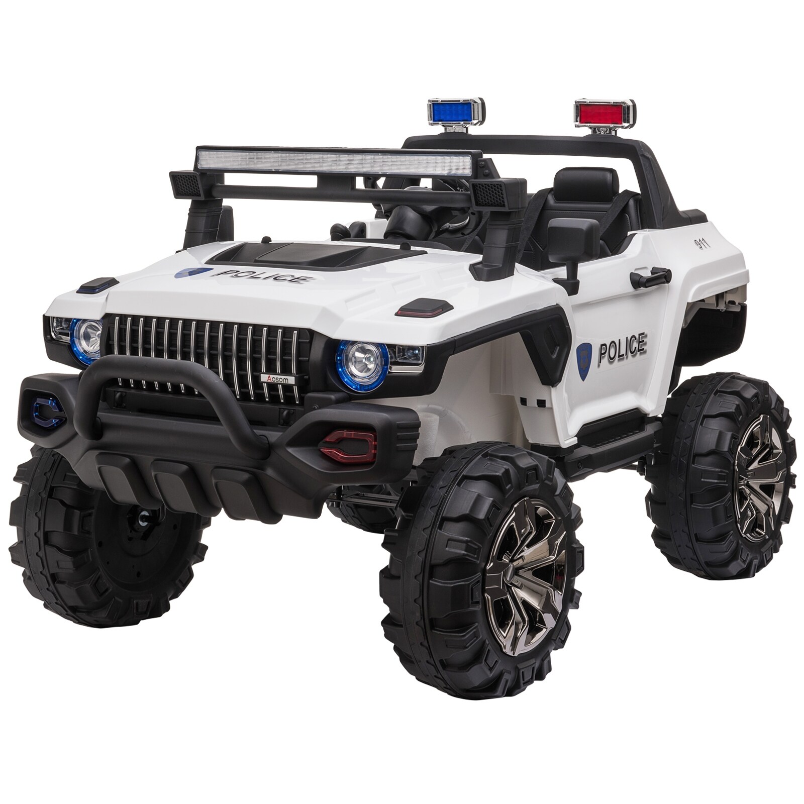 2 Seat 12V Battery Operated Electric Police Car with Remote Control and Siren