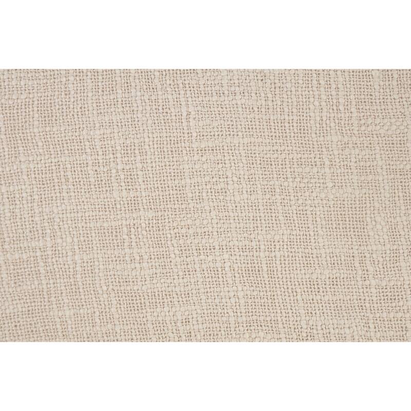 Hidalgo Set of 4 Farmhouse Beige Cotton Throw Pillow Covers, 20" x 20", 4 PCS (Covers Only) by Sevita