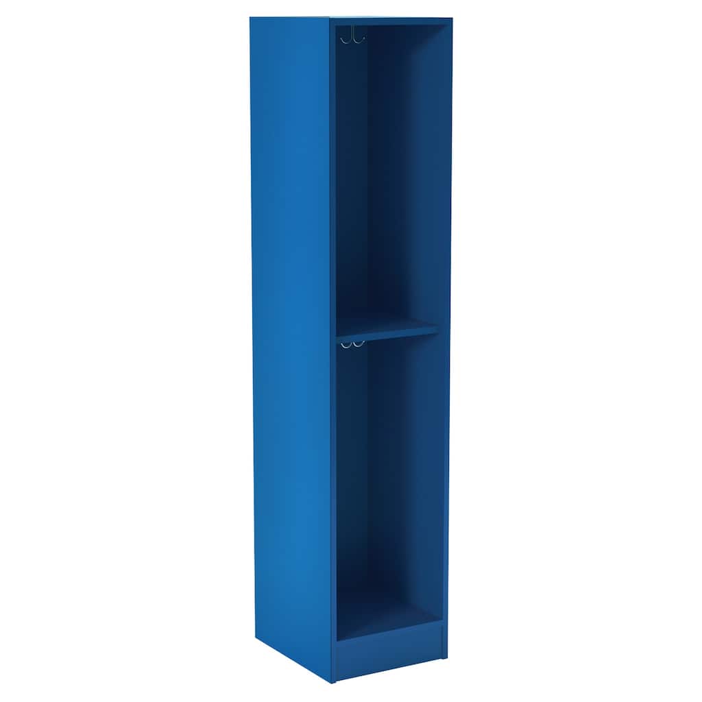 Storage Locker Tall Cabinet - 72" High - Double Wide Compartment - 16" Deep - Home Organization