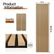 preview thumbnail 13 of 38, Art3d 24''x94.5'' Wood Slat Acoustic Wall Paneling for Interior and Ceiling Decor,Pack of 2