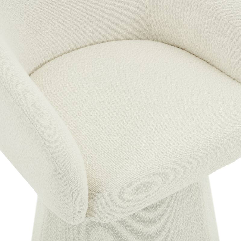 Christopher Knight Home - Calder Boucle Upholstered 360° Swivel Barrel Chair