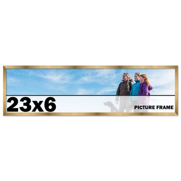 23x6 Frame Gold Bronze Picture Frame - Modern Photo Frame Includes UV ...