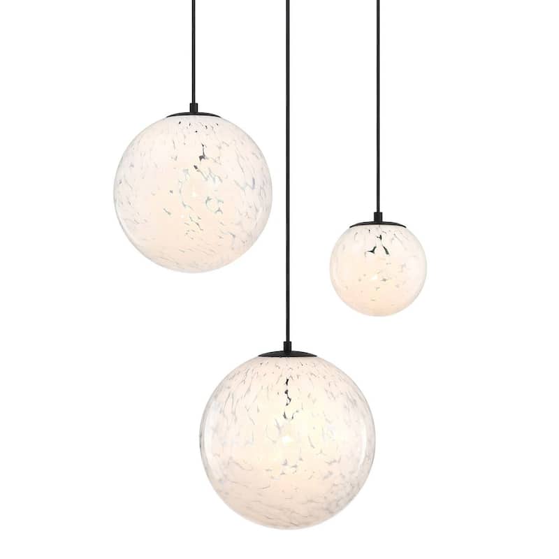 Designers Fountain D282M-3CHD Circo 3 Light 29" Wide Chandelier - Matte Black