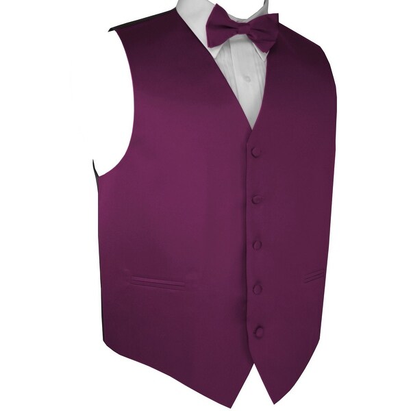 Tie /& Hankie Set Prom Men/'s Mandarin Satin Formal Dress Tuxedo Vest Wedding
