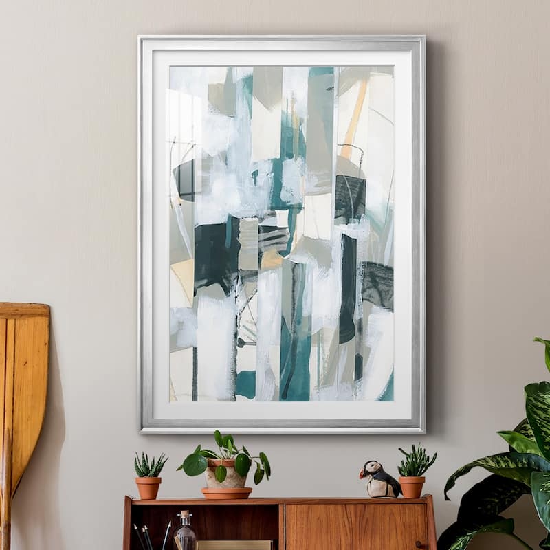 Sea Cavern Strata IV Premium Framed Print - Ready to Hang