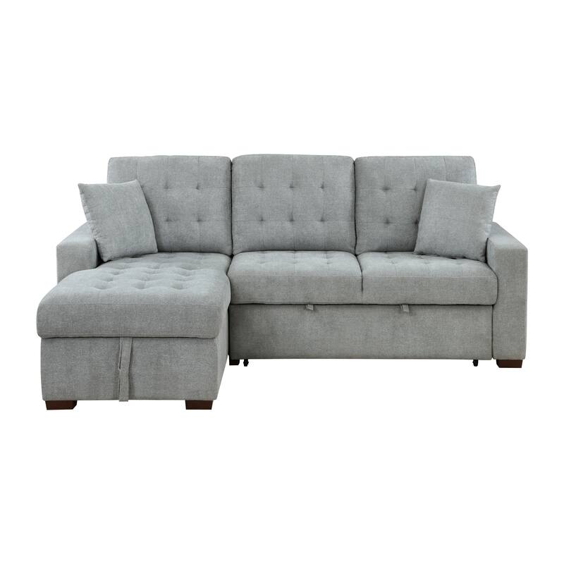 Almeria 2-Piece Sectional Sofa with Pull-out Bed and Left Chaise