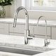 preview thumbnail 139 of 149, Kraus 2-Function 1-Handle 1-Hole Pulldown Sprayer Brass Kitchen Faucet KPF-2620 - 15 1/4"H (Oletto) w Filter Faucet FF100 - CH - Chrome