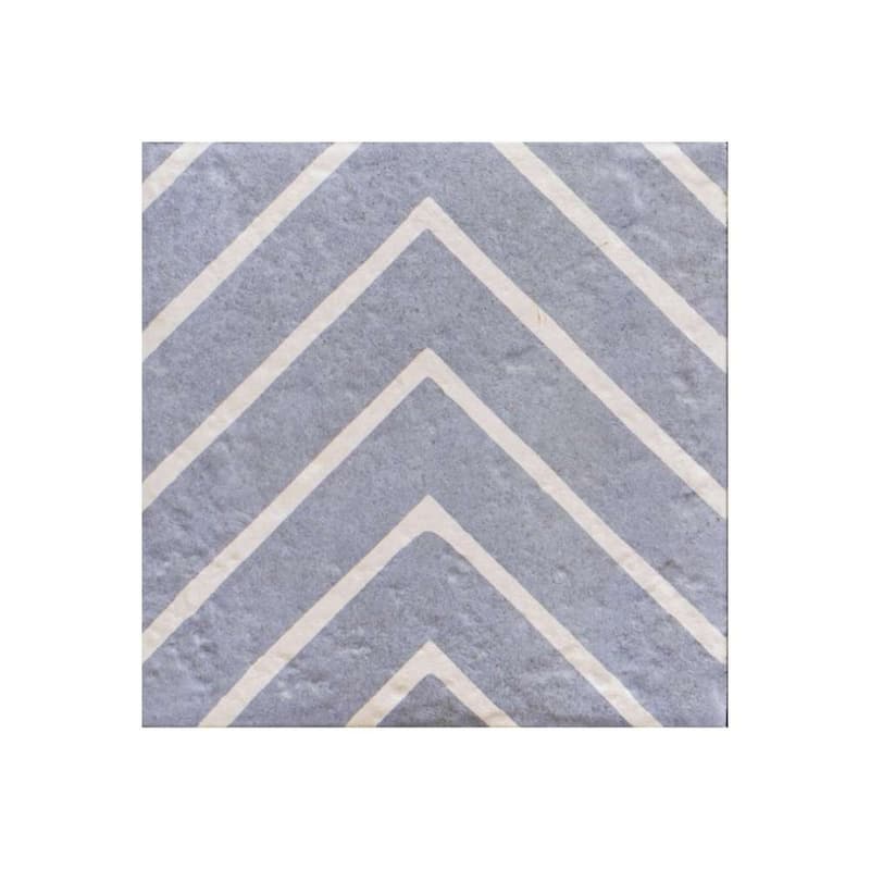 Verity Woven 8x8 Matte Porcelain Encaustic Tile - Floor, Wall, Backsplash