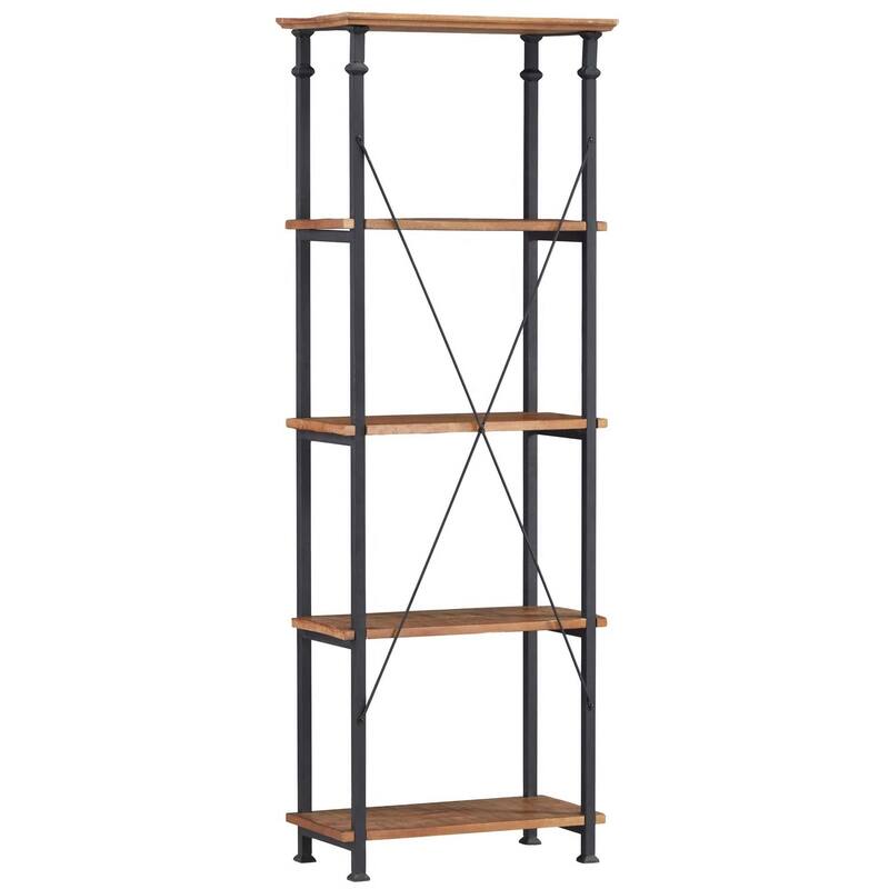 Myra Vintage Industrial Rustic 26-inch Bookcase by iNSPIRE Q Classic - Brown