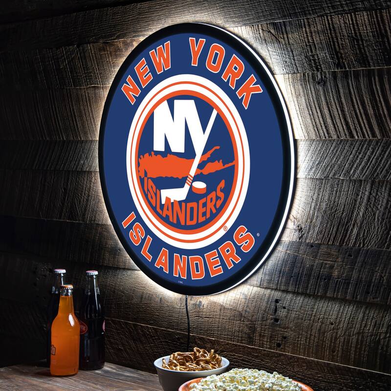 New York Islanders LED Lighted Sign - Clear