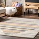preview thumbnail 8 of 7, Nuloom Jaelynn Diamond Striped Kids Area Rug