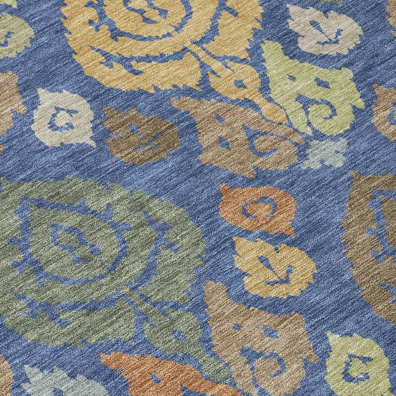 Machine Washable Indoor/ Outdoor Casual Zona Chantille Rug