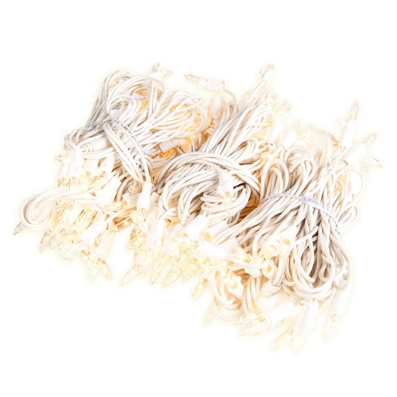 RetroGlo® 46.5' LED Chasing Lights, 140 Clear Bulbs, 16 Functions, Vintage Look