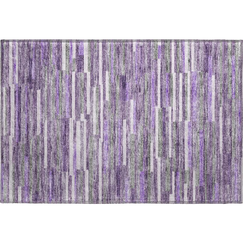 Premium Washable Super Soft Geo Stripes Mayfield Rug
