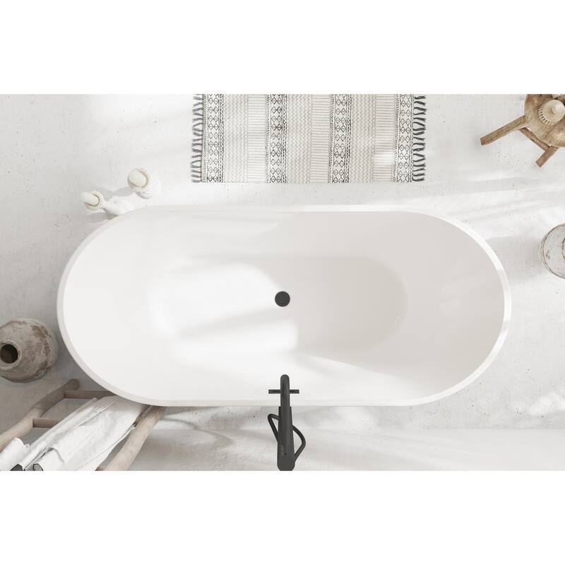 Melisande Bathtub in Glossy White