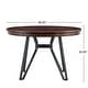 preview thumbnail 5 of 17, Christopher Knight Home Round Dining Table with Metal Base - 46.85" W x 46.85" D x 30" H