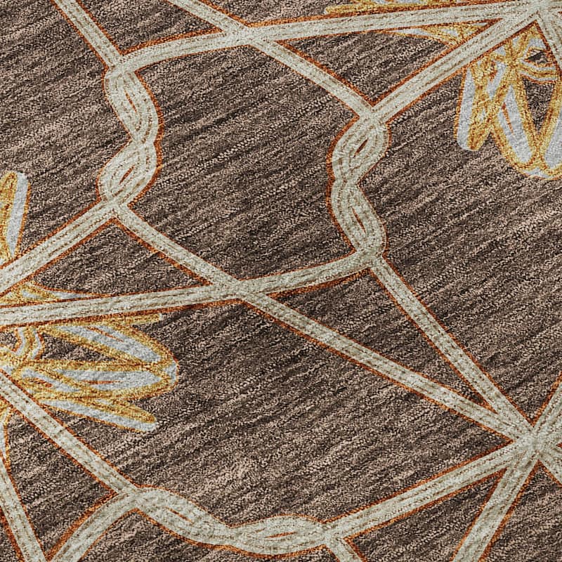 Premium Washable Super Soft Contemporary Tangle Mayfield Rug