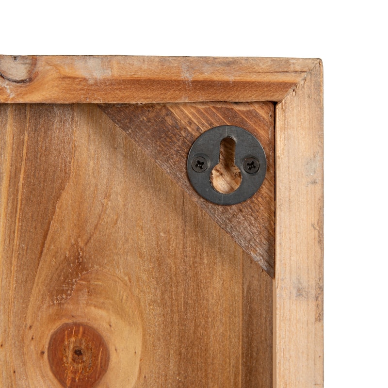 Wood Framed Wall Decor with Raised Paddles - 47.25" x 28"