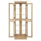 preview thumbnail 25 of 27, Lighted Tall Bookshelf Display Cabinet Curio Cabinet with Glass Door