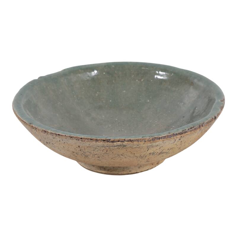 Pottery Modern Handcrafted Decorative Bowl for Home Decor - 4" Brown - 11.75"