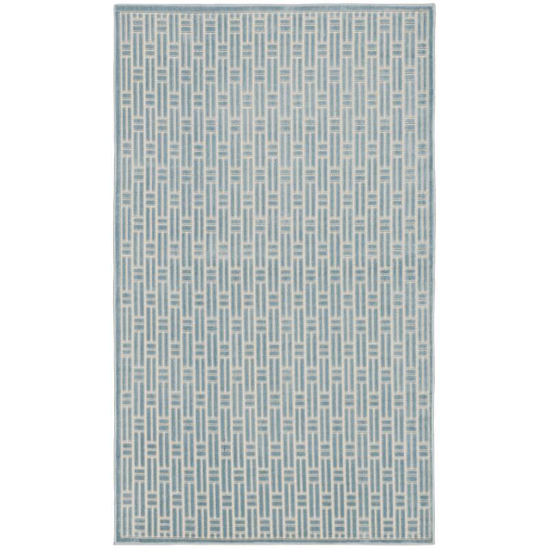 Nourison Washable Charm Indoor only Modern Geometric Area Rug