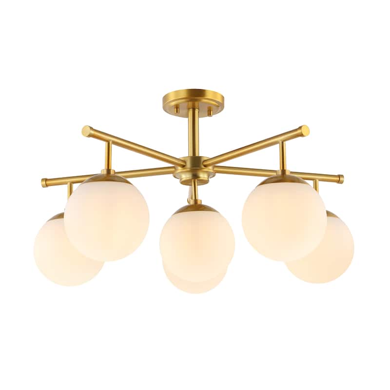 SAFAVIEH Lighting Ardith Flush Mount - 26" W x 26" D x 15" H - 26Wx26Dx15H