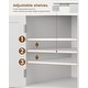 preview thumbnail 68 of 156, Farmhouse Executive L Shaped Desk Home Office Desk with Drawers and Storage Cabinet & Power Outlet