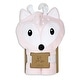 preview thumbnail 2 of 1, Deer Hooded Baby Blanket, Pink